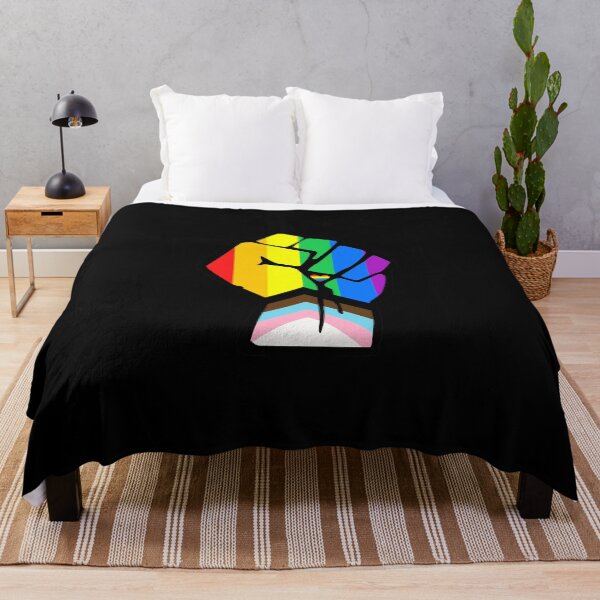 Item preview, Progress Pride Solidarity Fist designed and sold by everything4eva.