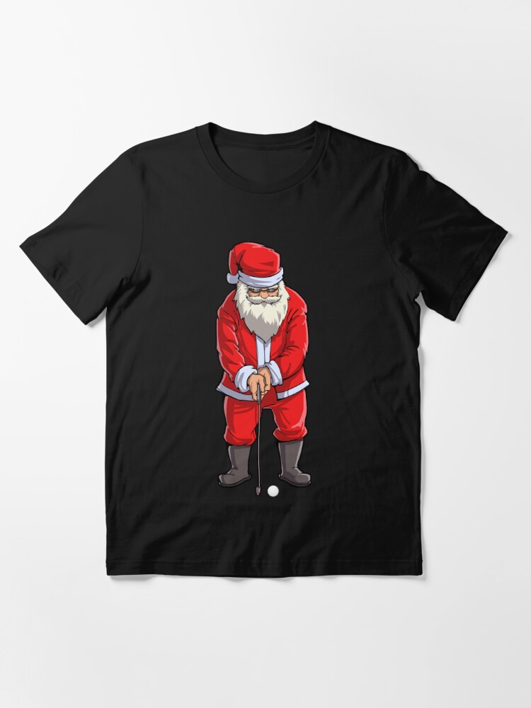 Discover Golf Santa T Shirt Golfer Christmas Club Hat Ball Sport Gift  T-Shirt
