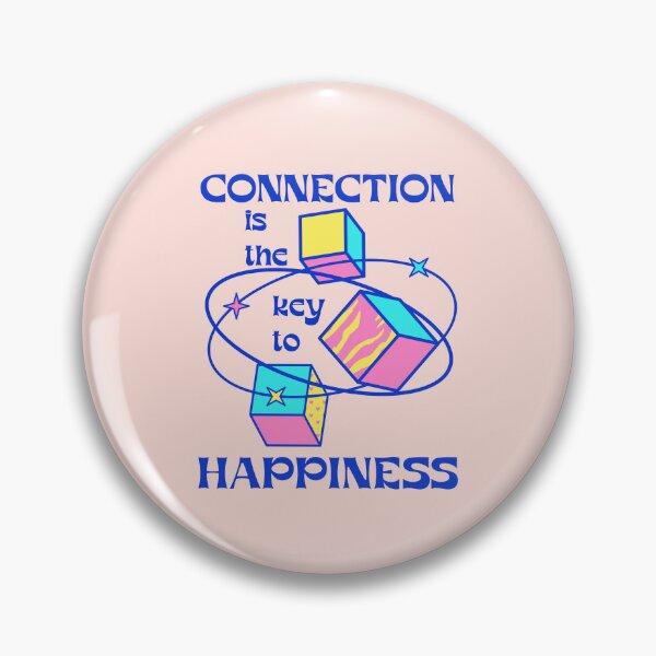 Item preview, "Connection Is Key To Happiness" - Yoga Inspirational Quotes designed and sold by I Am Cuta.