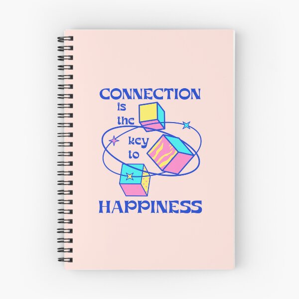 Item preview, "Connection Is Key To Happiness" - Yoga Inspirational Quotes designed and sold by I Am Cuta.