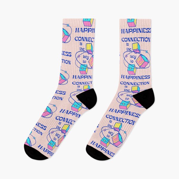Item preview, "Connection Is Key To Happiness" - Yoga Inspirational Quotes designed and sold by I Am Cuta.