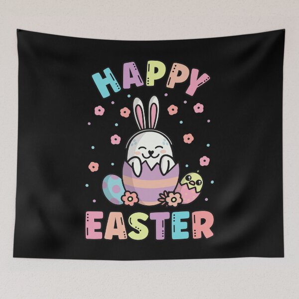 Item preview, Happy Easter Kawaii Bunny Seal Cute Spring Egg Hunting designed and sold by JokeGysen.