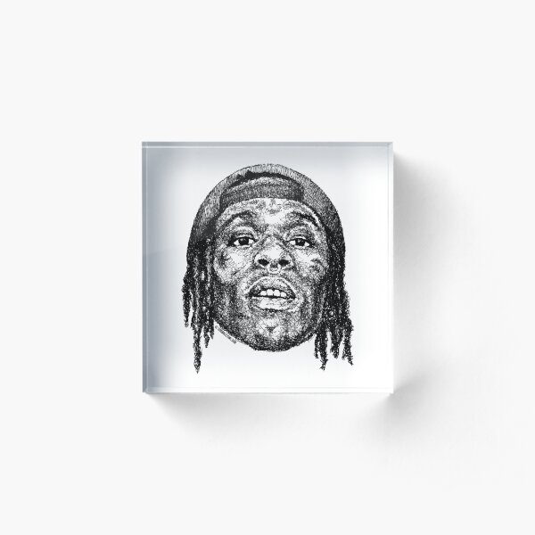 Scribbled Thugger Acrylblock