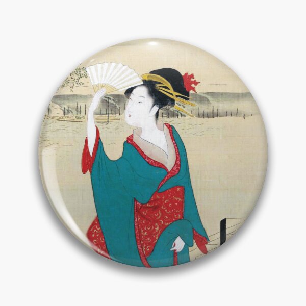 Item preview, Beauty in a Boat on Sumida River | Chōbunsai Eishi | Ukyio-e designed and sold by LaMadeleine.