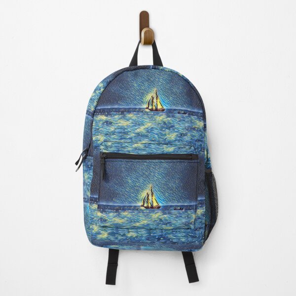 Item preview, Sail Boat In Shades Of Blue designed and sold by Fearless-Fox.