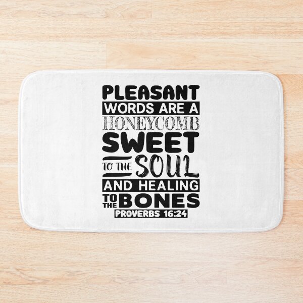 Item preview, Pleasant Words Are A Honeycomb - Proverbs 16:24 designed and sold by plushism.