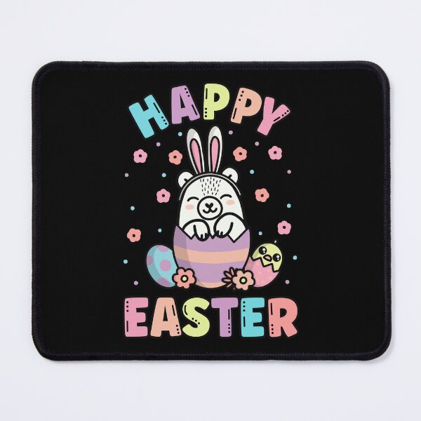 Item preview, Happy Easter Kawaii Bunny White Bear Cute Spring Egg Hunting designed and sold by JokeGysen.