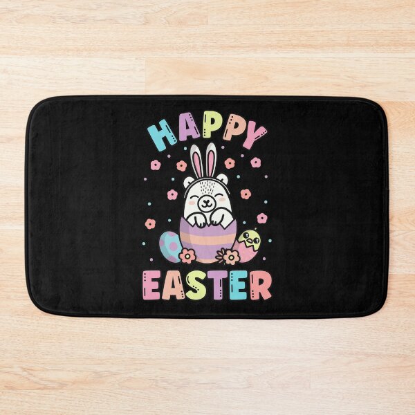 Item preview, Happy Easter Kawaii Bunny White Bear Cute Spring Egg Hunting designed and sold by JokeGysen.