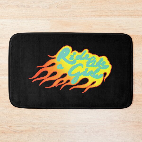 Item preview, Ride like a girl on fire in mint color designed and sold by Itsdomd.