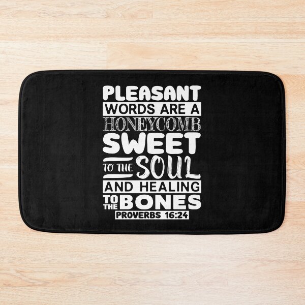 Item preview, Pleasant Words Are A Honeycomb - Proverbs 16:24 designed and sold by plushism.