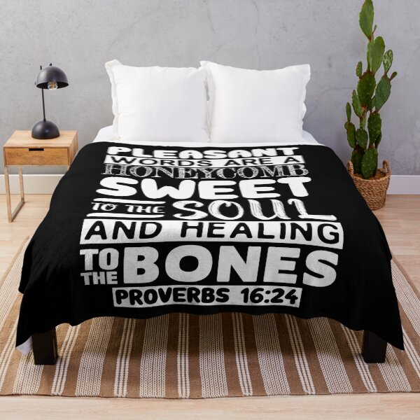 Item preview, Pleasant Words Are A Honeycomb - Proverbs 16:24 designed and sold by plushism.