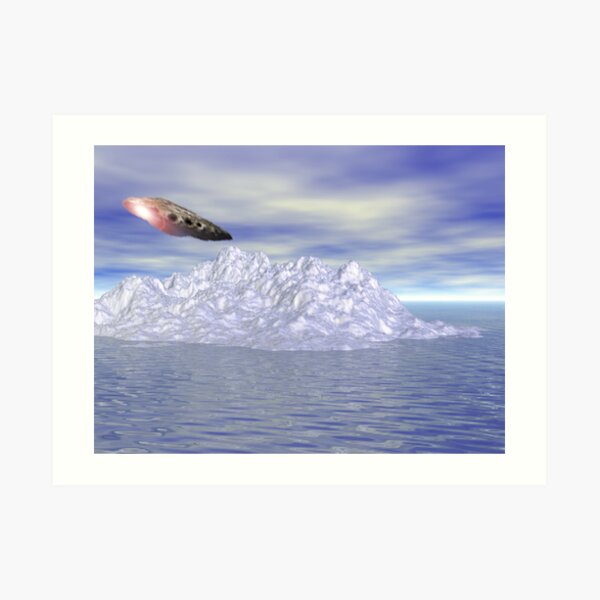 Ice Island Resort Art Print