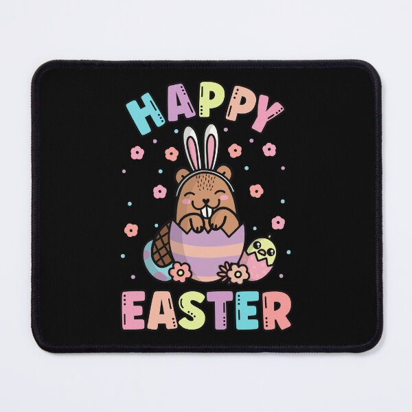 Item preview, Happy Easter Kawaii Bunny Beaver Cute Spring Egg Hunting designed and sold by JokeGysen.