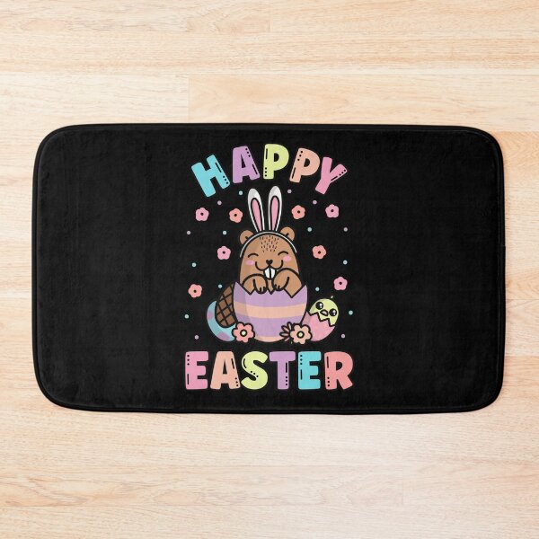 Item preview, Happy Easter Kawaii Bunny Beaver Cute Spring Egg Hunting designed and sold by JokeGysen.