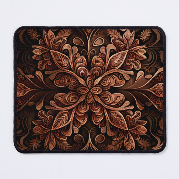 Item preview, Aggressive Enchanted Brown Bohemian Pattern Digital Painting designed and sold by CodeAndColors.