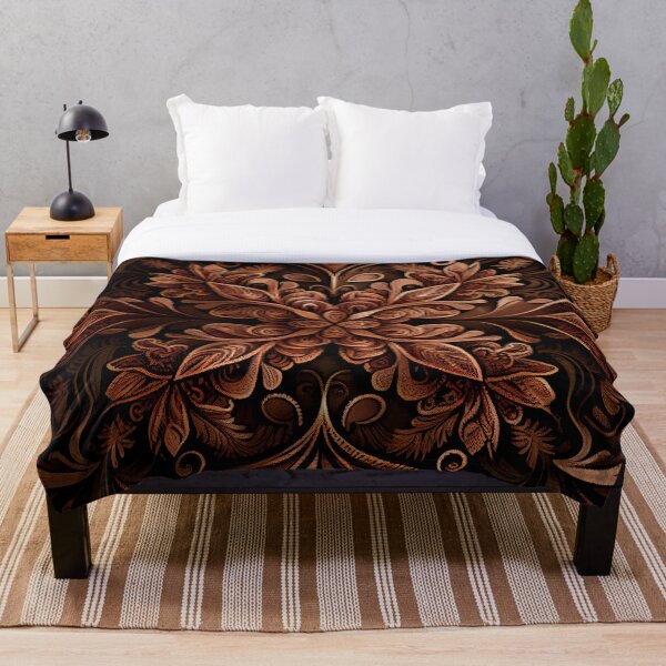 Item preview, Aggressive Enchanted Brown Bohemian Pattern Digital Painting designed and sold by CodeAndColors.