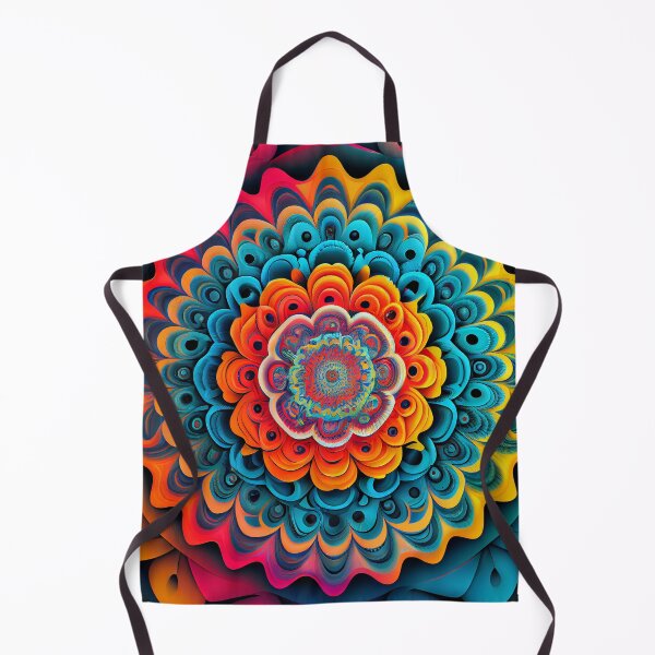 Item preview, Detailed Soft Psychedelic Circular Pattern Digital Painting designed and sold by CodeAndColors.