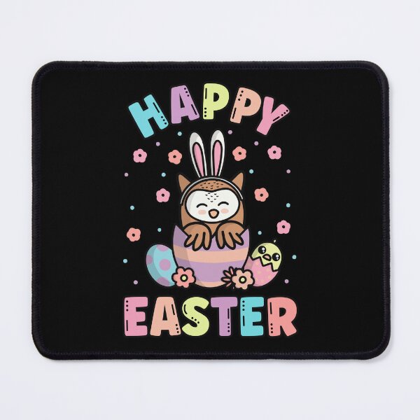Item preview, Happy Easter Kawaii Bunny Owl Cute Spring Egg Hunting designed and sold by JokeGysen.