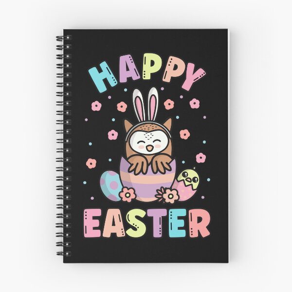 Item preview, Happy Easter Kawaii Bunny Owl Cute Spring Egg Hunting designed and sold by JokeGysen.