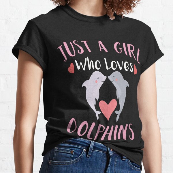 Dolphin Women Kids Girls T-Shirt