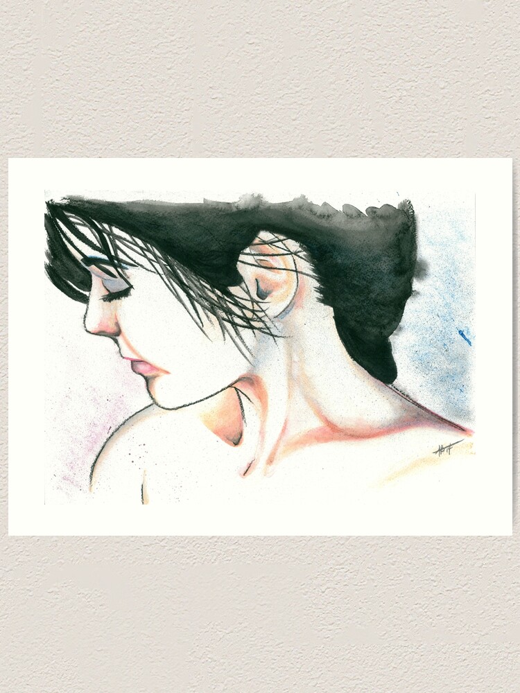 Thumbnail 1 of 3, Art Print, Jen designed and sold by ABillingsArt.