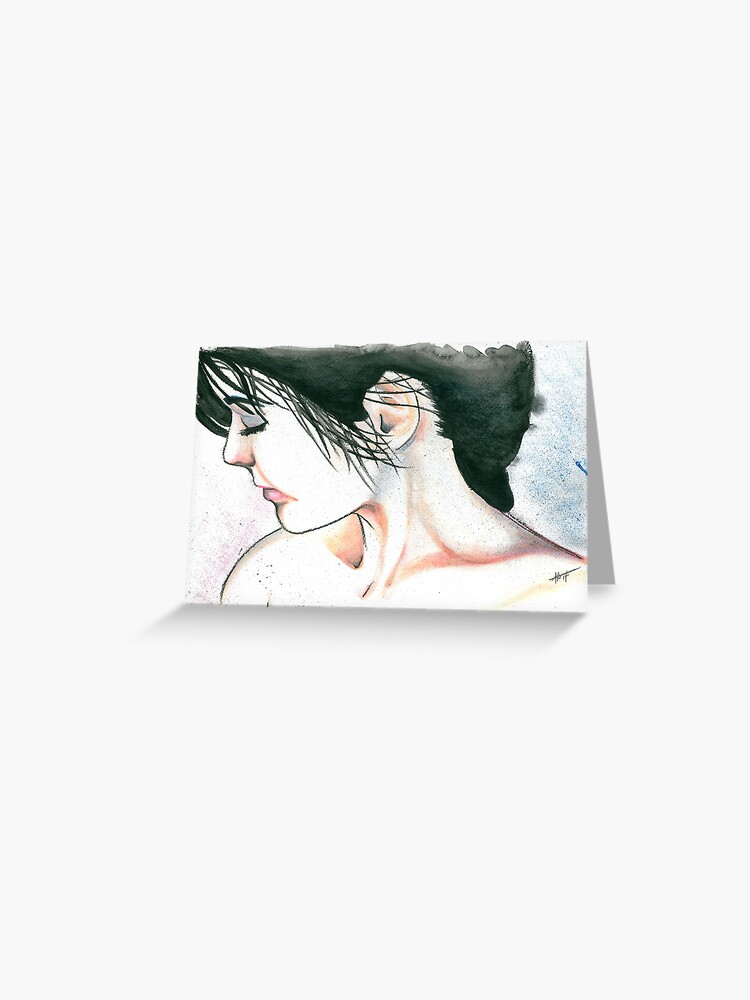 Thumbnail 1 of 2, Greeting Card, Jen designed and sold by ABillingsArt.