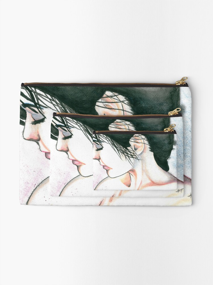 Thumbnail 2 of 4, Zipper Pouch, Jen designed and sold by ABillingsArt.