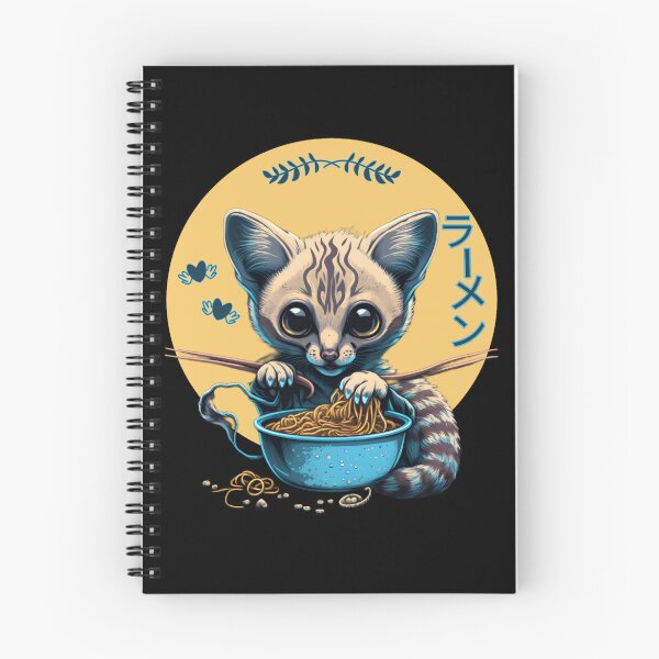 Item preview, Genet eating Ramen cute kawaii noodles designed and sold by SidTastic .