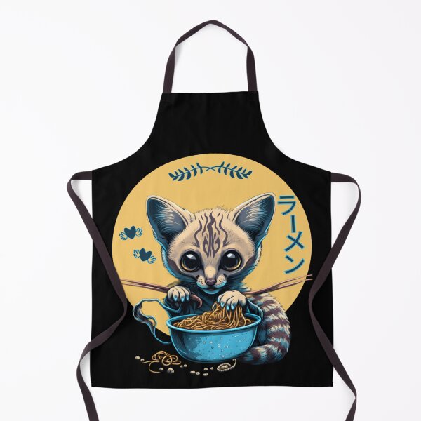 Item preview, Genet eating Ramen cute kawaii noodles designed and sold by SidTastic .
