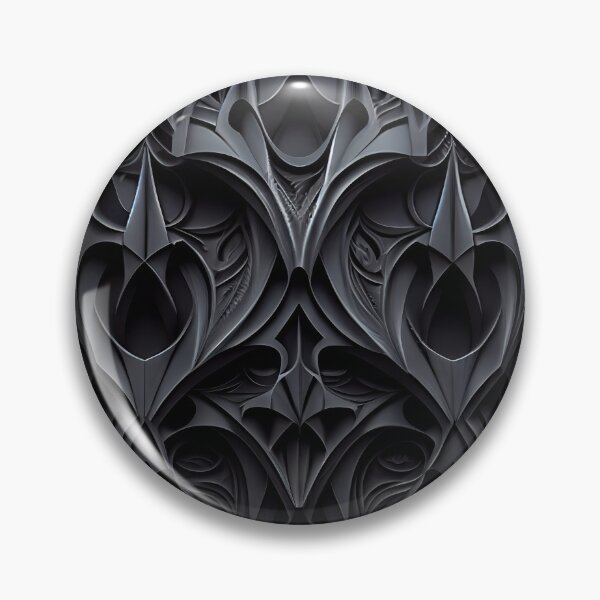 Artikelvorschau, Three Dimensional Gothic Dark Mystical Minimalist Pattern Digital Painting entworfen und verkauft von CodeAndColors.