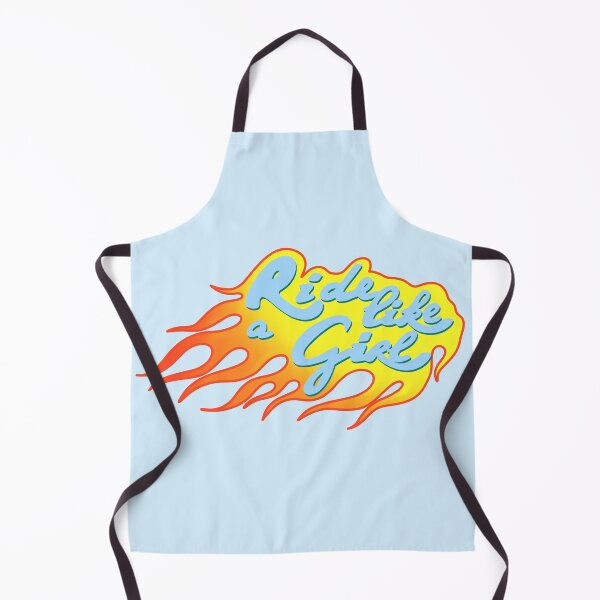 Item preview, Ride like a girl on fire in light blue designed and sold by Itsdomd.
