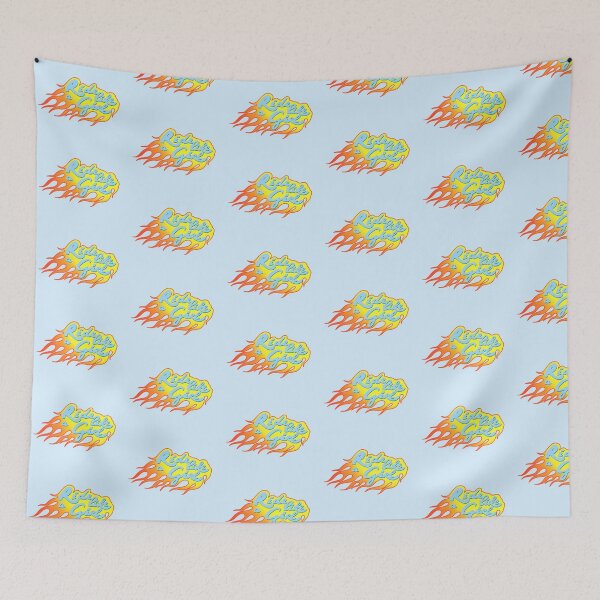 Item preview, Ride like a girl on fire in light blue designed and sold by Itsdomd.