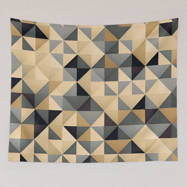 Item preview, Muted Light Complex Minimalist Pattern Digital Painting designed and sold by CodeAndColors.