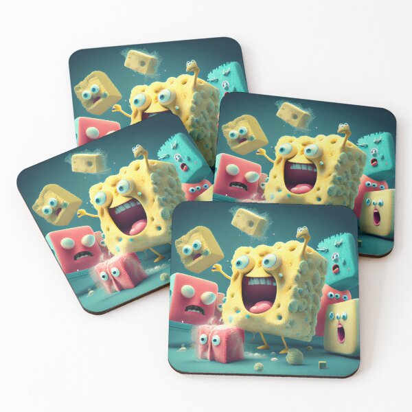 Item preview, The Sponge Burst Parade Digital Painting designed and sold by CodeAndColors.