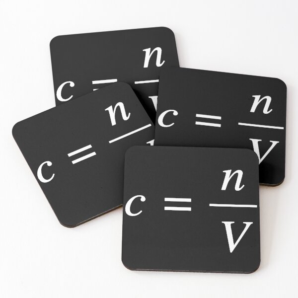 Item preview, concentration of a chemical solution, chemistry and science designed and sold by NoetherSym.