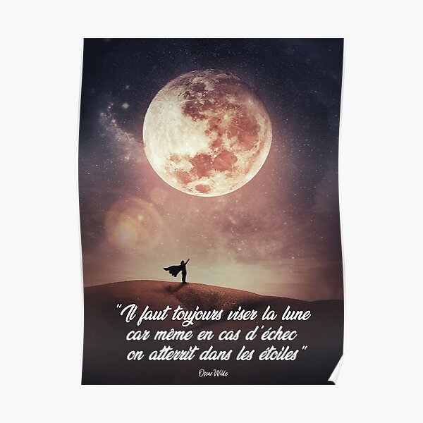 Viser la lune Poster