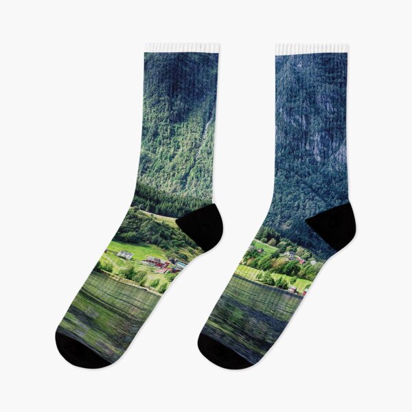 Item preview, Village on the Fjord - Norway designed and sold by Kathy Weaver.