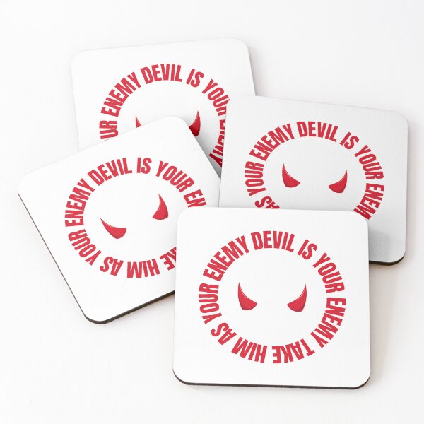 Item preview, Devil is your enemy designed and sold by Inspiring-A-D.