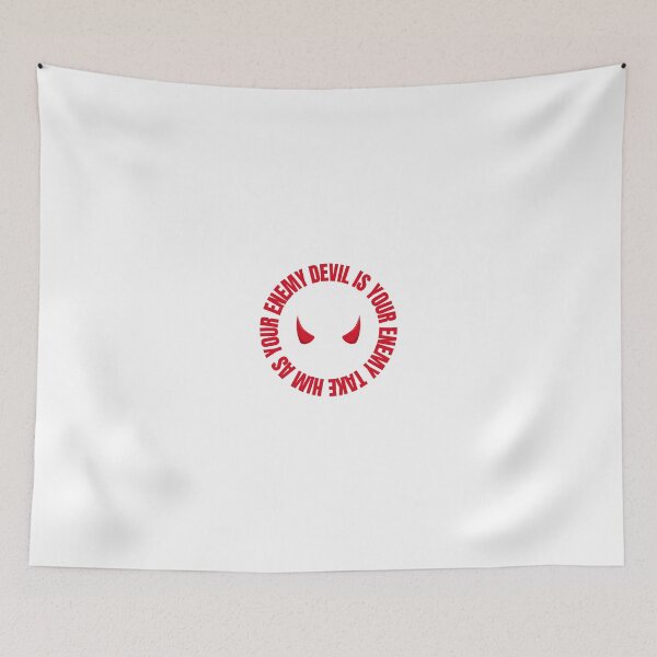 Item preview, Devil is your enemy designed and sold by Inspiring-A-D.