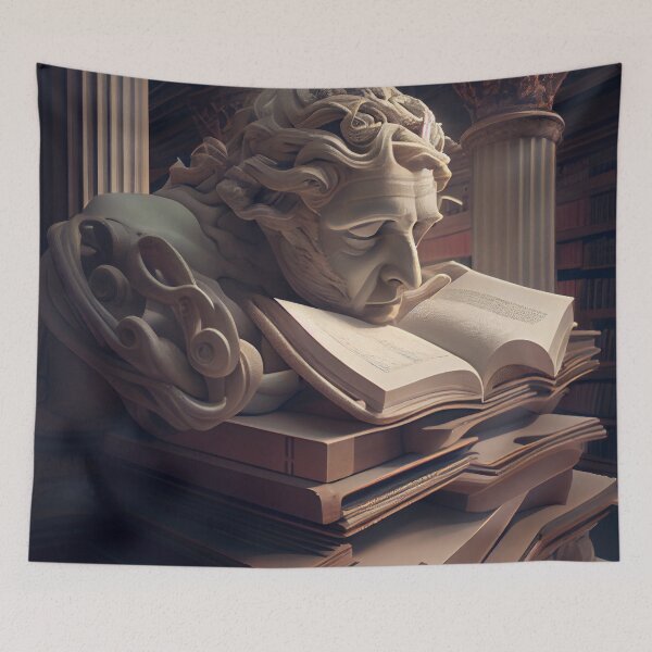 Item preview, Creamy Knowledge from the Library cometh Digital Painting designed and sold by CodeAndColors.