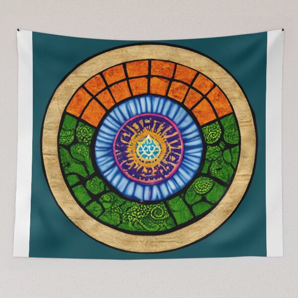 Item preview, Spirit Walker_Mandala_015 designed and sold by KahikaArt.