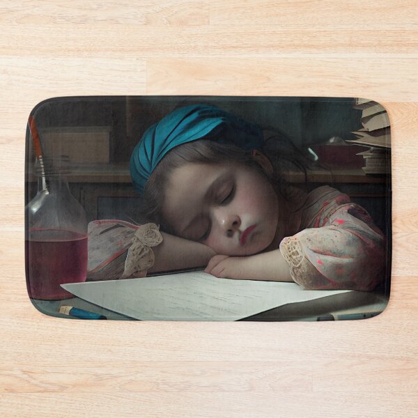 Item preview, Dreaming at the Desk Digital Painting designed and sold by CodeAndColors.