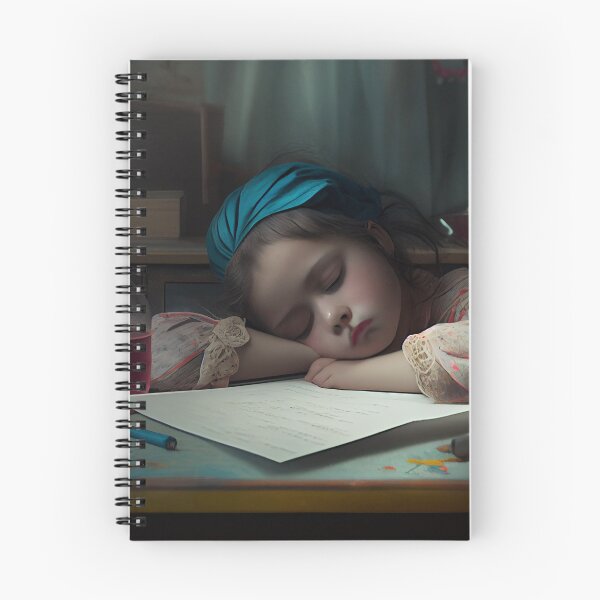 Item preview, Dreaming at the Desk Digital Painting designed and sold by CodeAndColors.