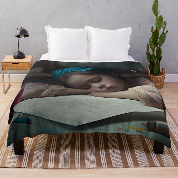 Item preview, Dreaming at the Desk Digital Painting designed and sold by CodeAndColors.