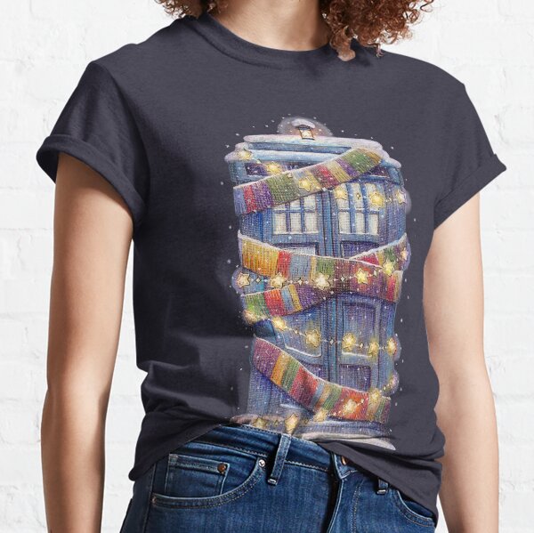 Christmas Police Box Classic T-Shirt