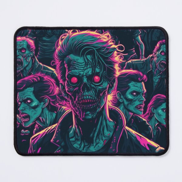 Item preview, 80s Zombie Horde In The Streets Of A Dystopian City designed and sold by Nightarcade.
