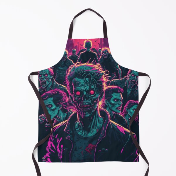 Item preview, 80s Zombie Horde In The Streets Of A Dystopian City designed and sold by Nightarcade.