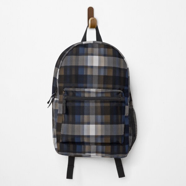 Item preview, Blue and brown pattern in checkered distortion. designed and sold by MirBer.