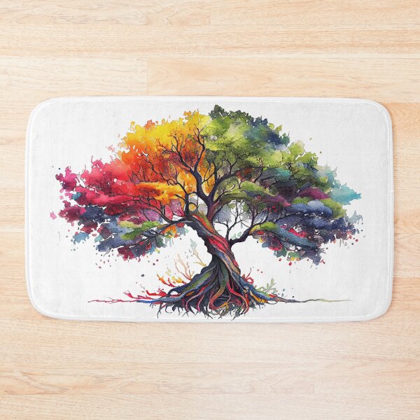 Item preview, Tree of life colorful watercolors  designed and sold by art8085.