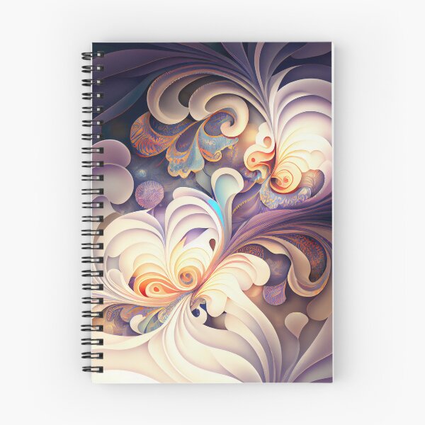 Item preview, Mystical Organic Designer Abstract Floral Pattern Digital Painting designed and sold by CodeAndColors.